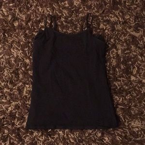 black tank top